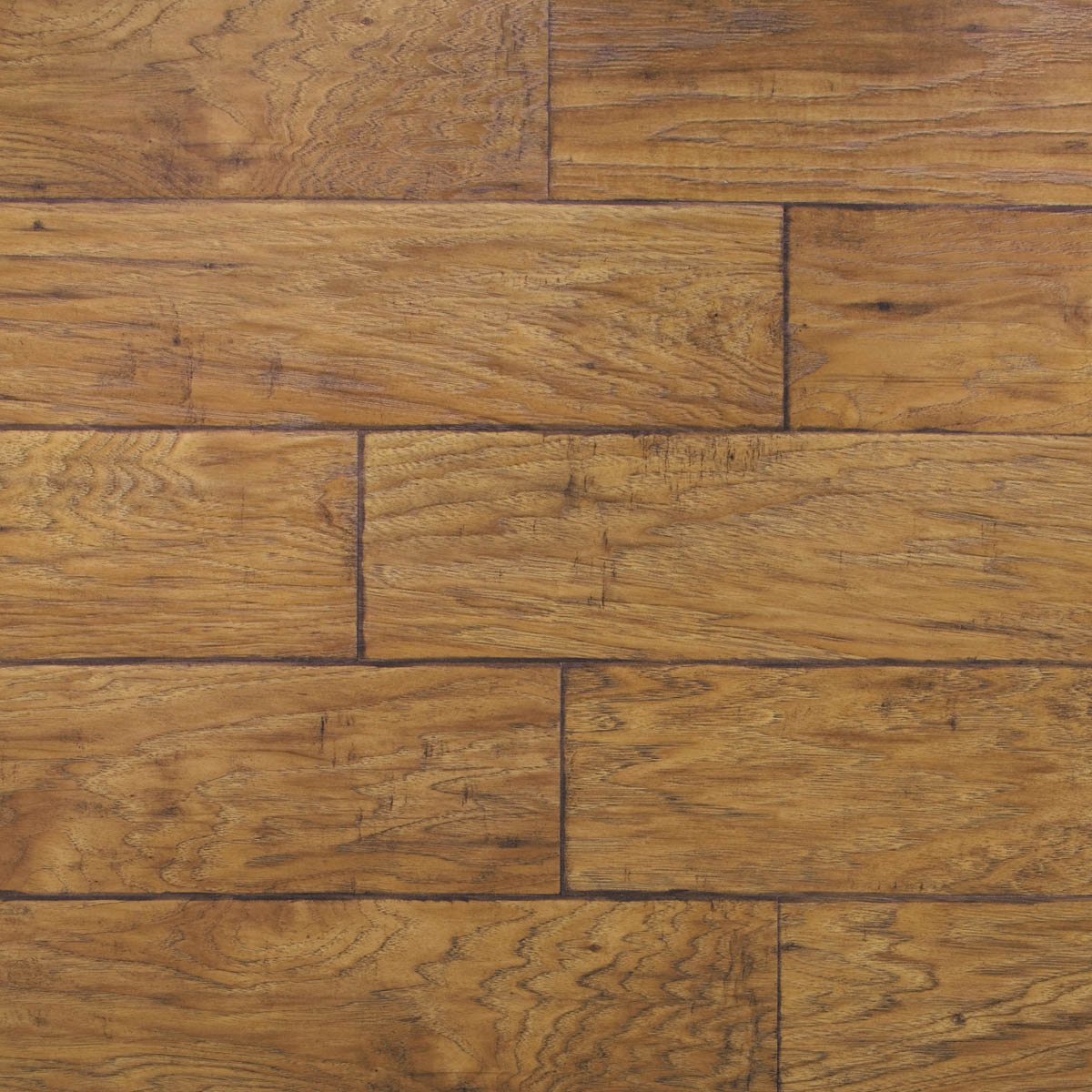 Rustic Hickory Laminate Floor Sample